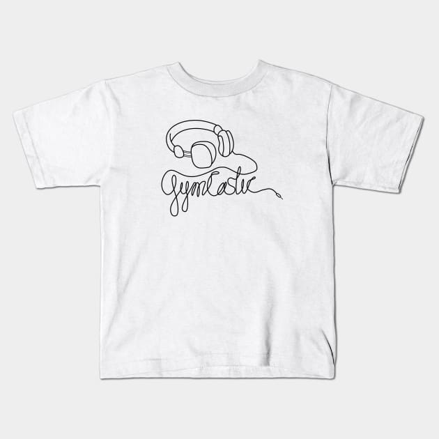 GymCastic Headphones Kids T-Shirt by GymCastic